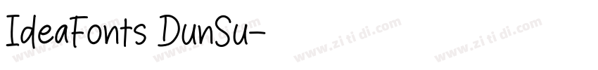 IdeaFonts DunSu字体转换